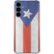 Puerto Rico Flag Distressed Galaxy S24 Clear Case